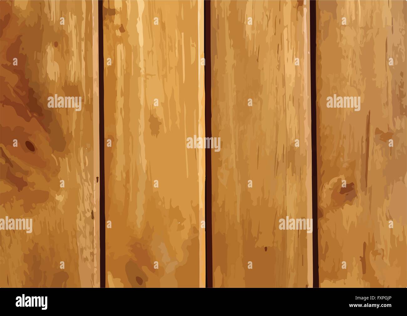 Old wood background planks texture Stock Vector