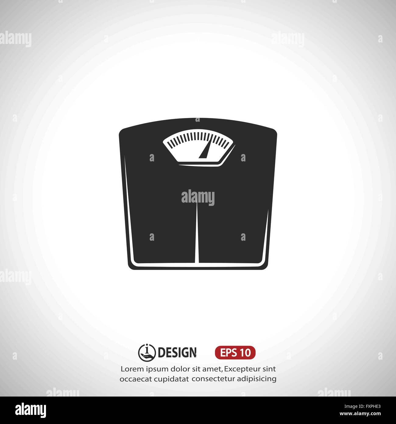 bathroom scale icon Stock Vector Image & Art - Alamy