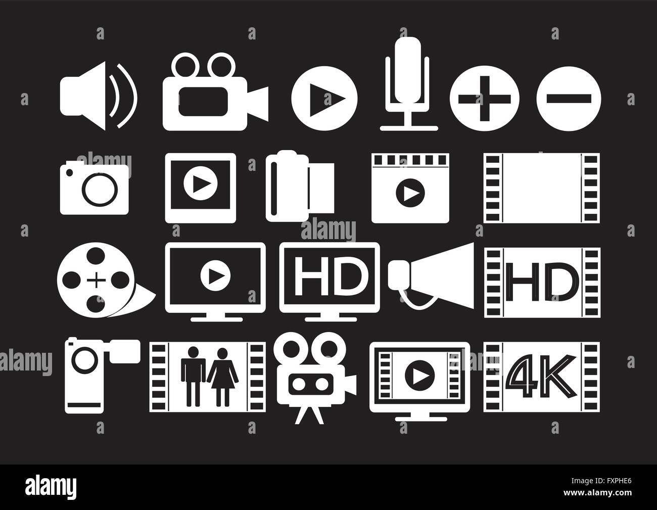 Hd game icons Stock Vector Images - Alamy