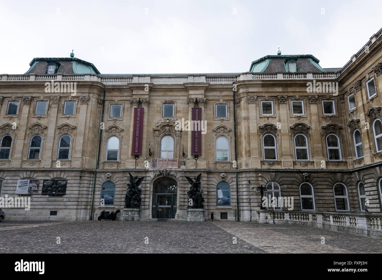 The National Museum of Budapest on Buda Castle Hill in Budapest, Hungary Stock Photo