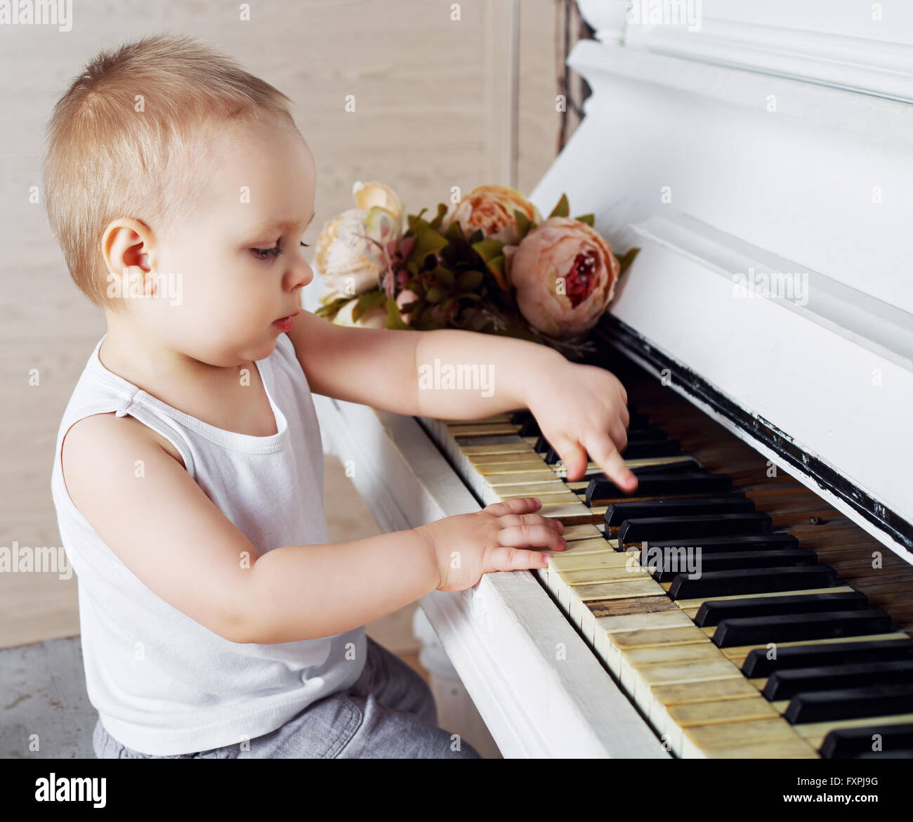 1 year old piano