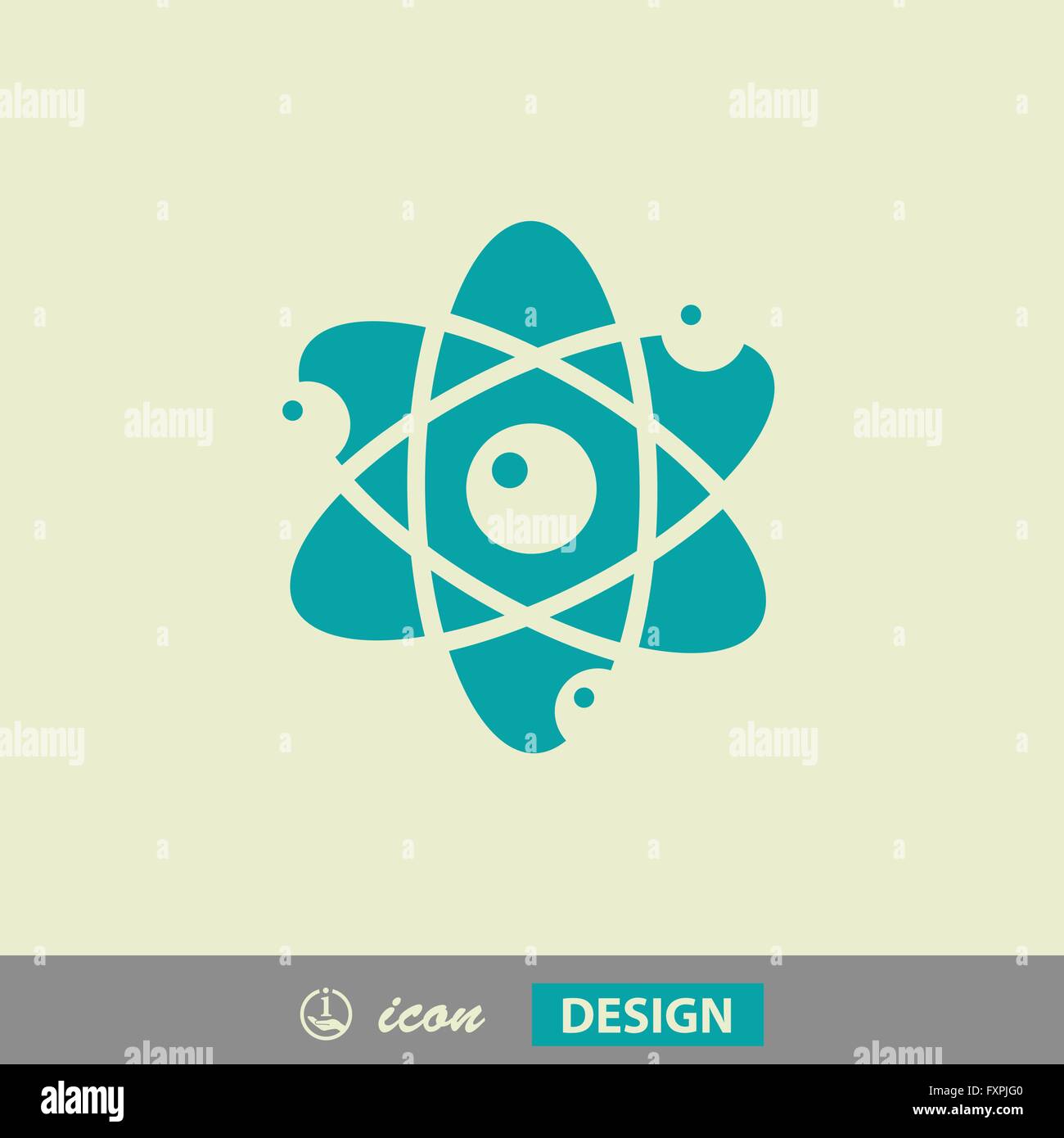 Pictograph of atom Stock Vector Image & Art - Alamy