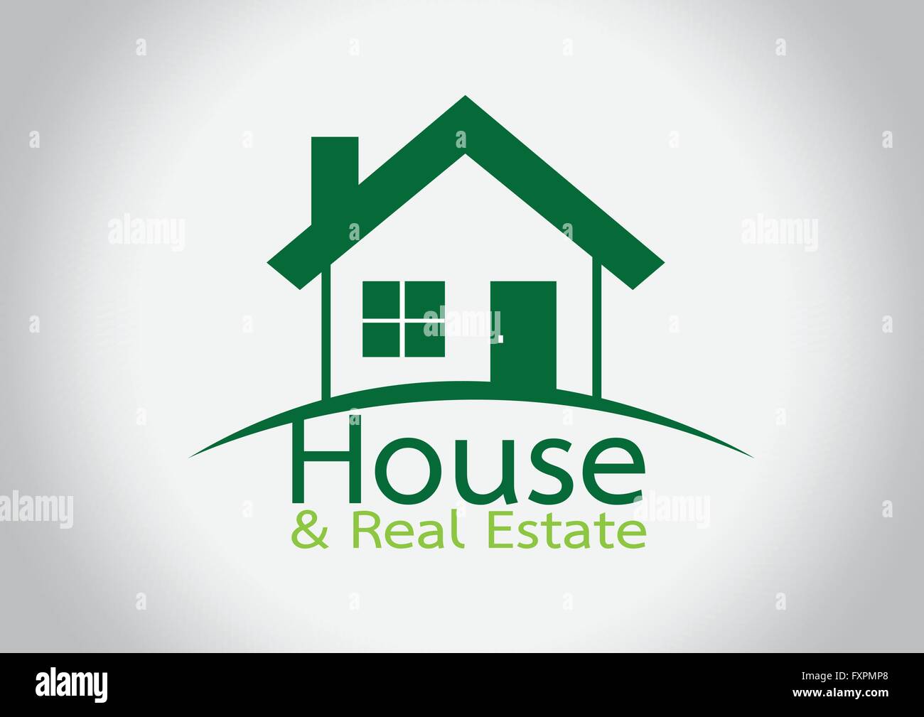 House icon and Real Estate Building abstract design Stock Vector Image ...