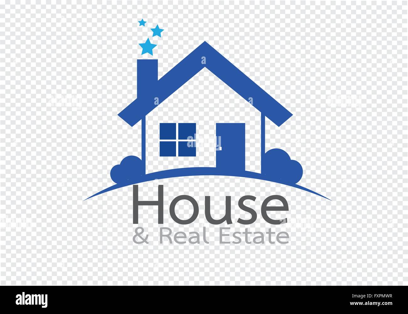 House icon and Real Estate Building abstract design Stock Vector Image ...