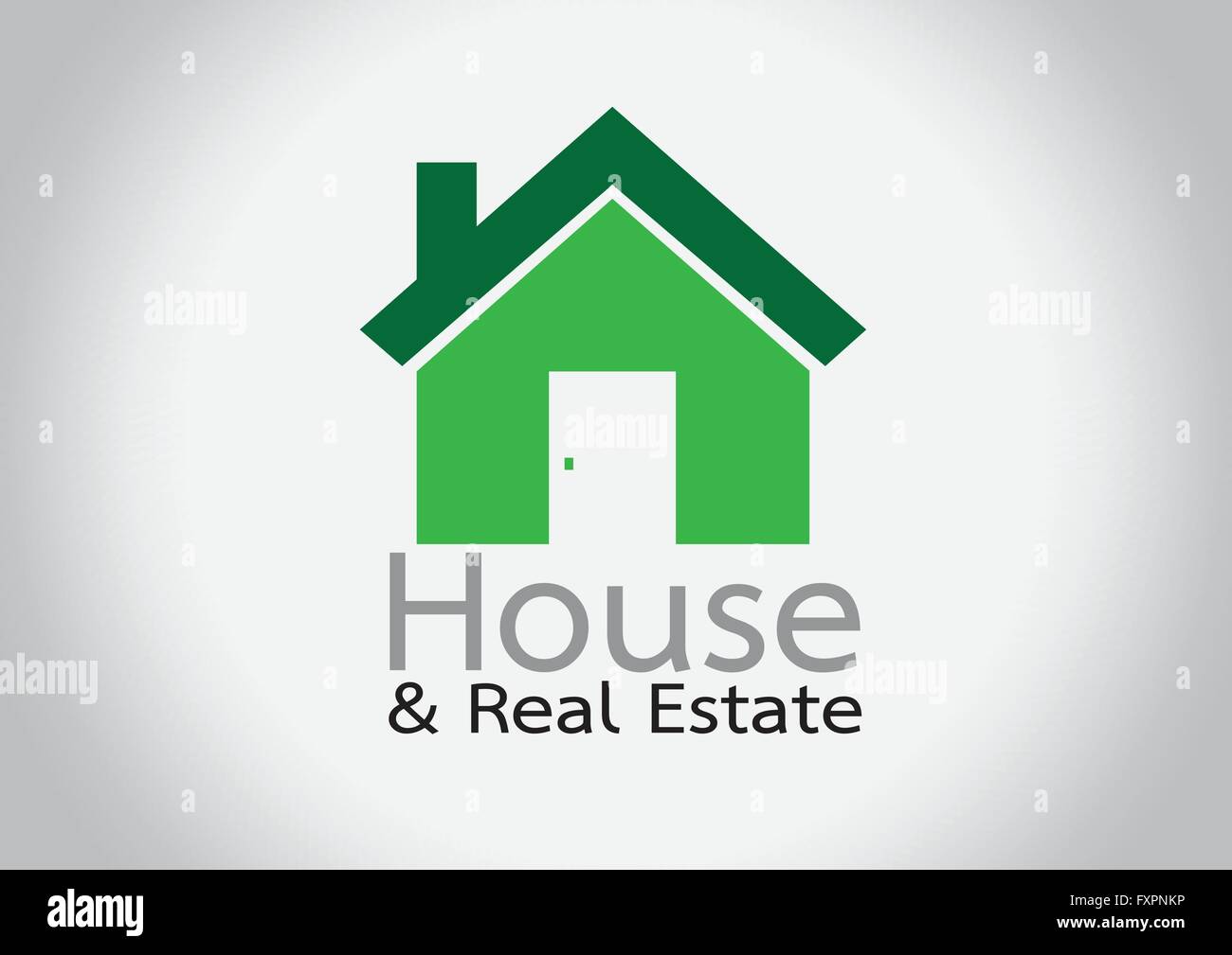 House icon and Real Estate Building abstract design Stock Vector Image ...
