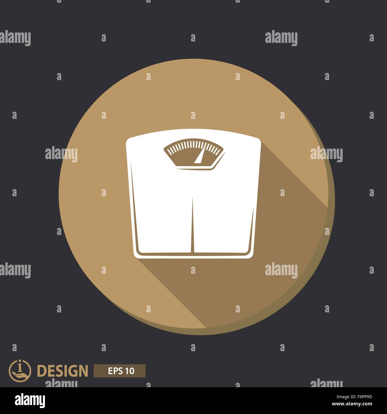 bathroom scale icon Stock Vector Image & Art - Alamy