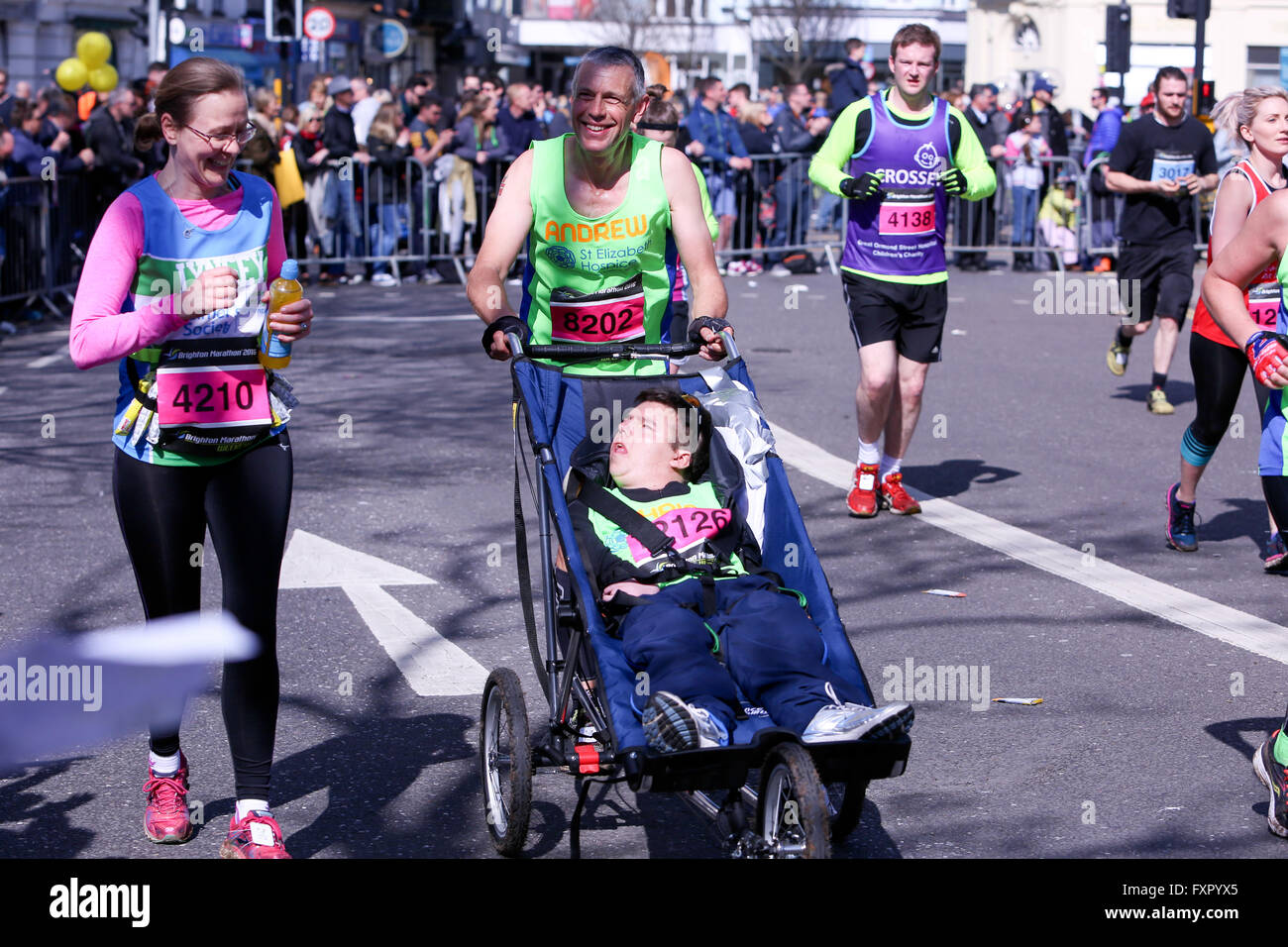 Brighton Marathon 2016 Stock Photo