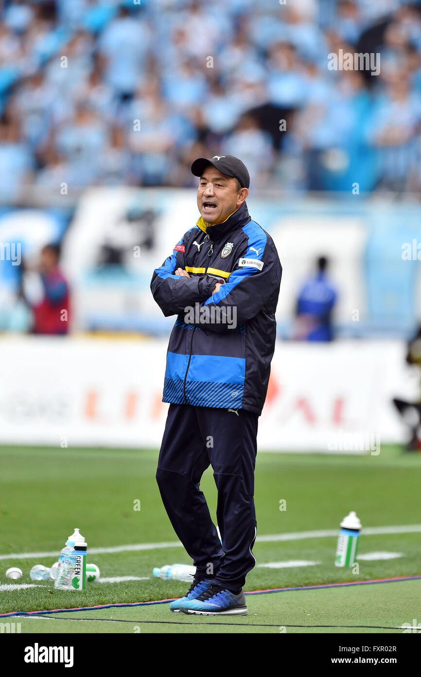 Ajinomoto Stadium, Tokyo, Japan. 16th Apr, 2016. Yahiro Kazama