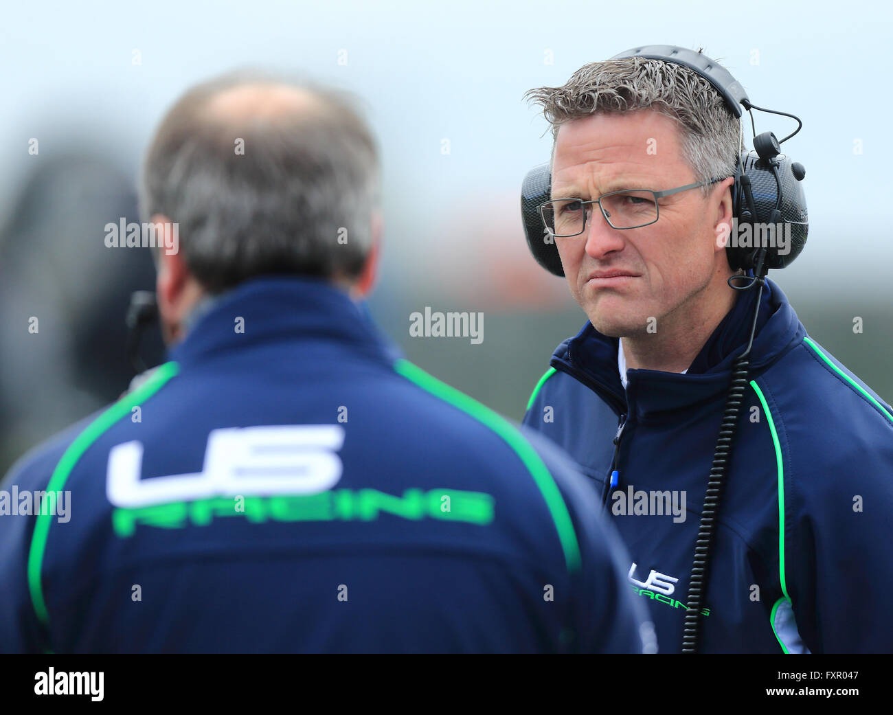 Ralf Schumacher of the 'US Racing' team pictured at the race track at