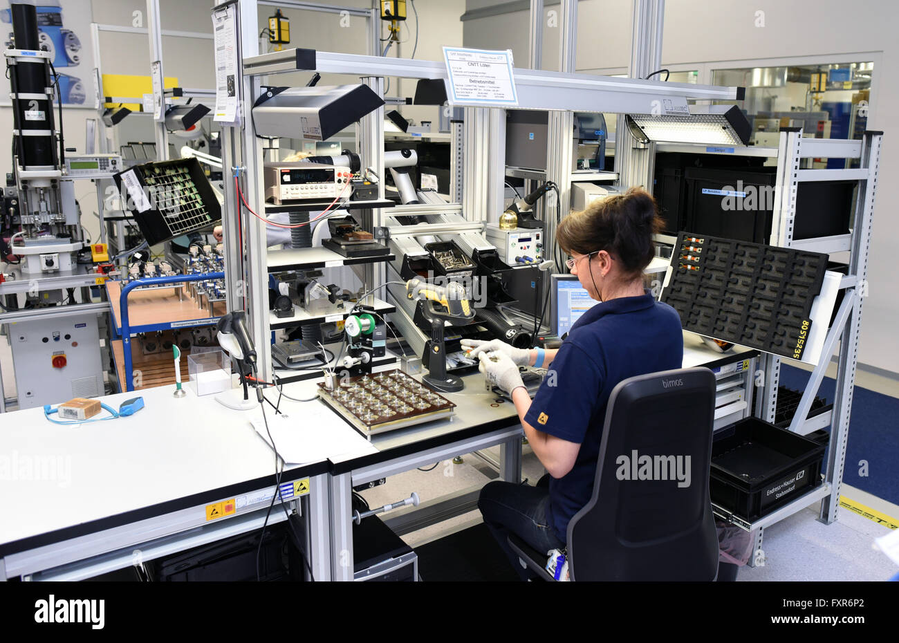 Stahnsdorf Germany 15th Apr 2016 Sensor Technology At Endress