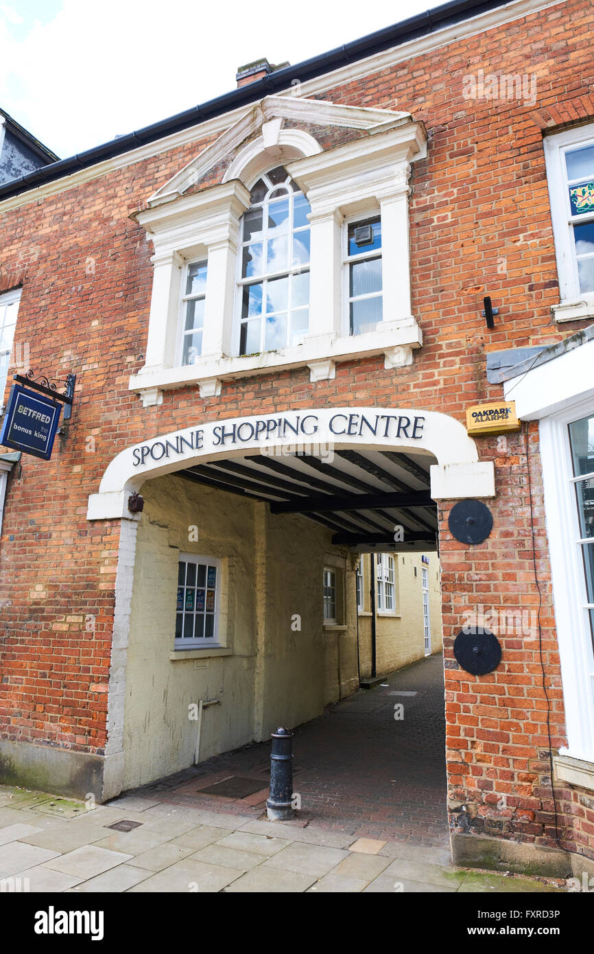 Sponne House Shopping Centre Watling Street Towcester Northamptonshire UK Stock Photo Alamy