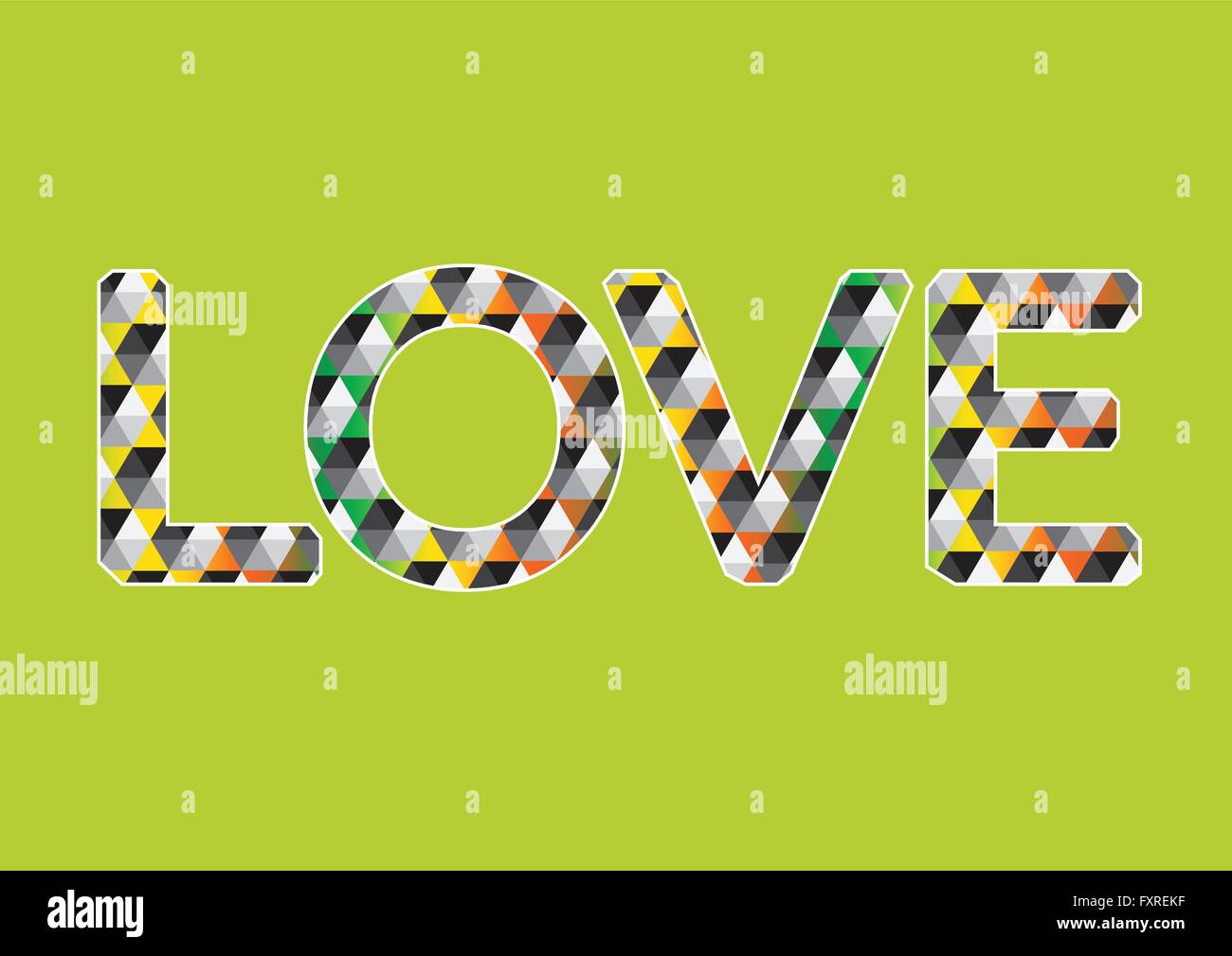 LOVE Font Type for Valentines day card Stock Vector Image & Art - Alamy