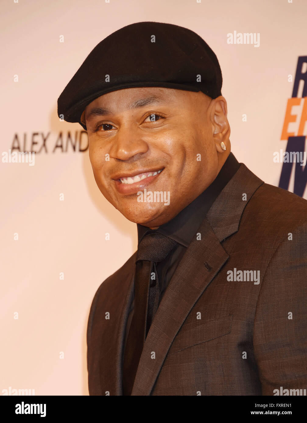LL COOL J  US rapper and film actor in April 2016. Photo Jeffrey Mayer Stock Photo