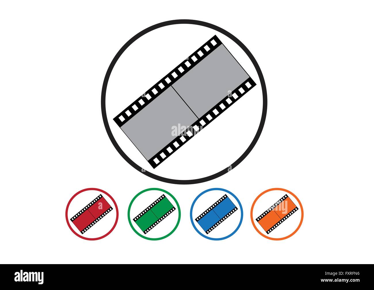 film strip illustration Stock Vector Image & Art Alamy