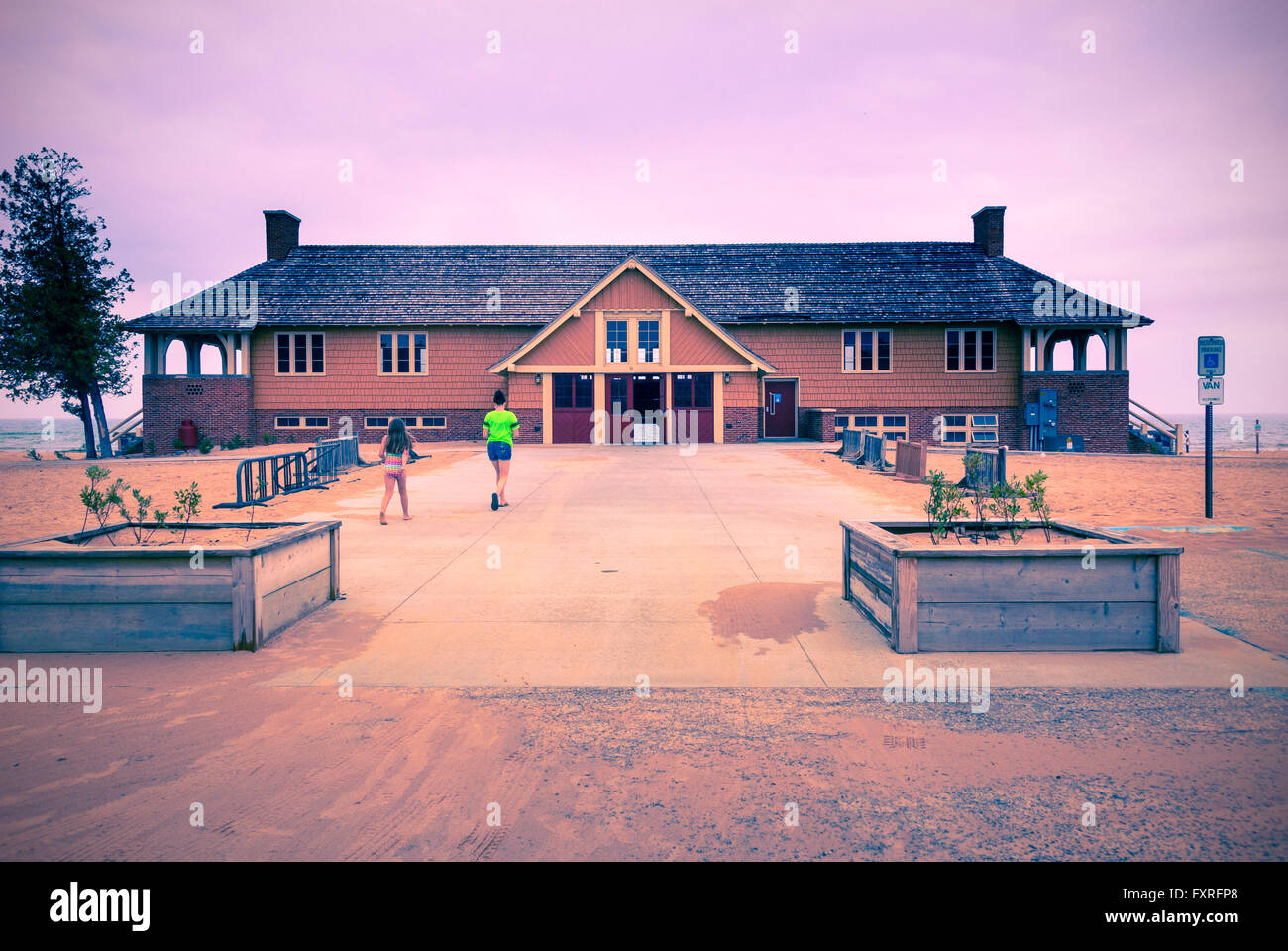 The Lake Michigan Beach House Located at Ludington State Park