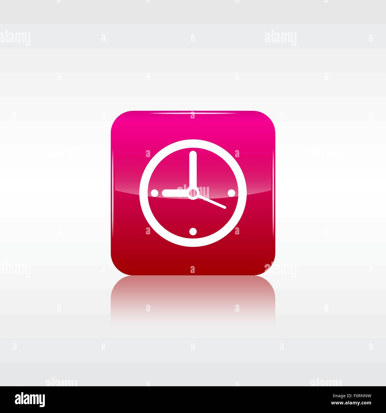 Icon of clock. Vector concept illustration for design. Eps 10 Stock ...