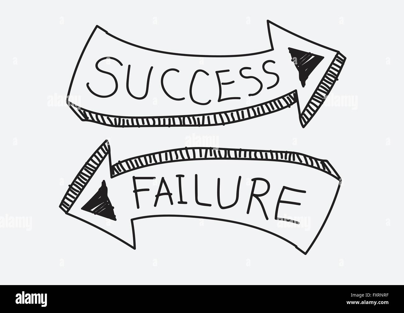 Success and Failure sign symbol Stock Vector Image & Art - Alamy