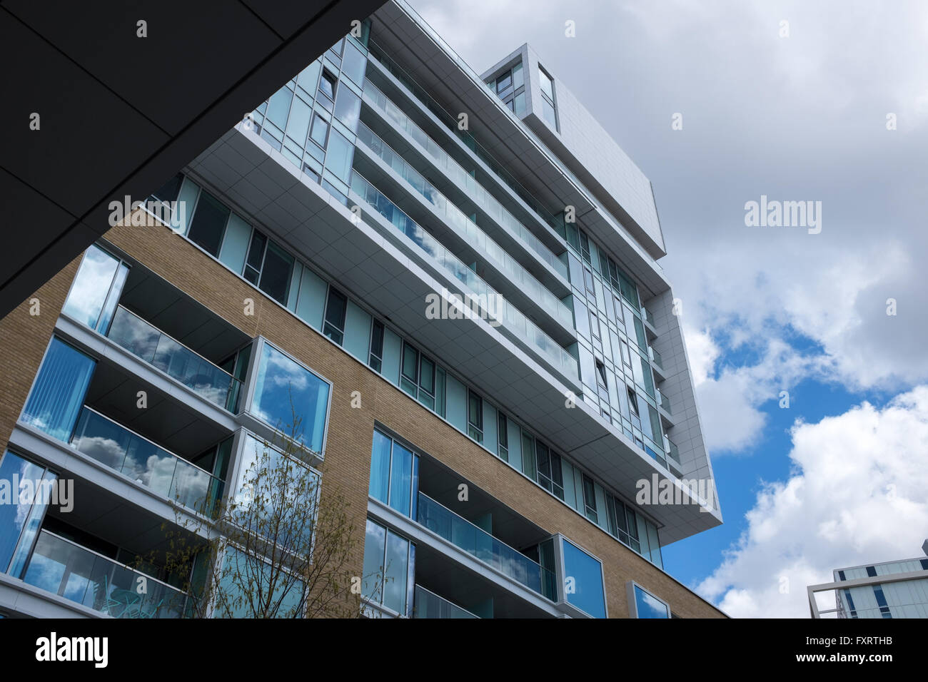The Filaments residential apartments, Wandsworth Putney London Stock Photo