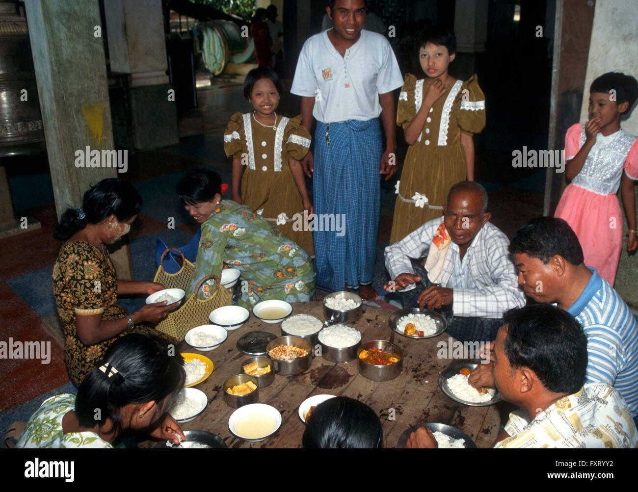 Pilgrims eating together in pilgrims hi-res stock photography and ...