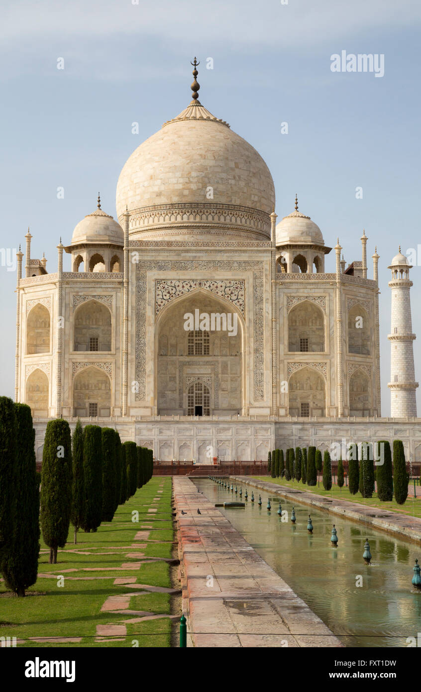 The Taj Mahal, Agra India Stock Photo