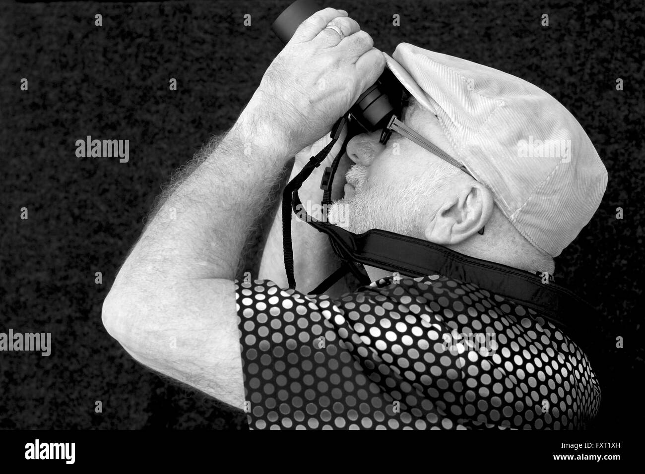 Grumpy old man Black and White Stock Photos & Images - Alamy