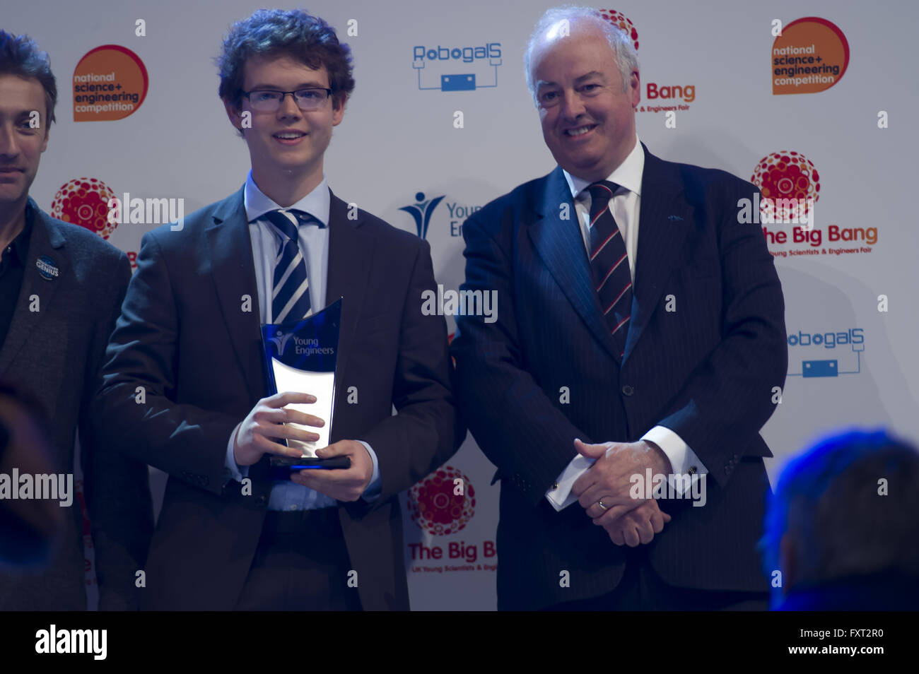 The 2016 Big Bang UK Young Scientists and Engineers Fair - Day 2 - Winners  Featuring: Young Engineers Engineering Excellency Award, Winner, Harry Smith, Oakham School Where: Birmingham, United Kingdom When: 17 Mar 2016 Stock Photo