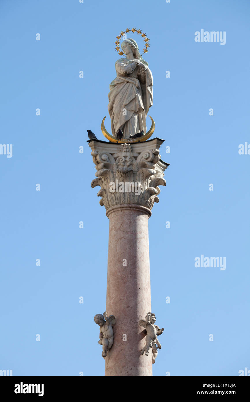 St. Anna's Column, Innsbruck, Tyrol, Austria Stock Photo
