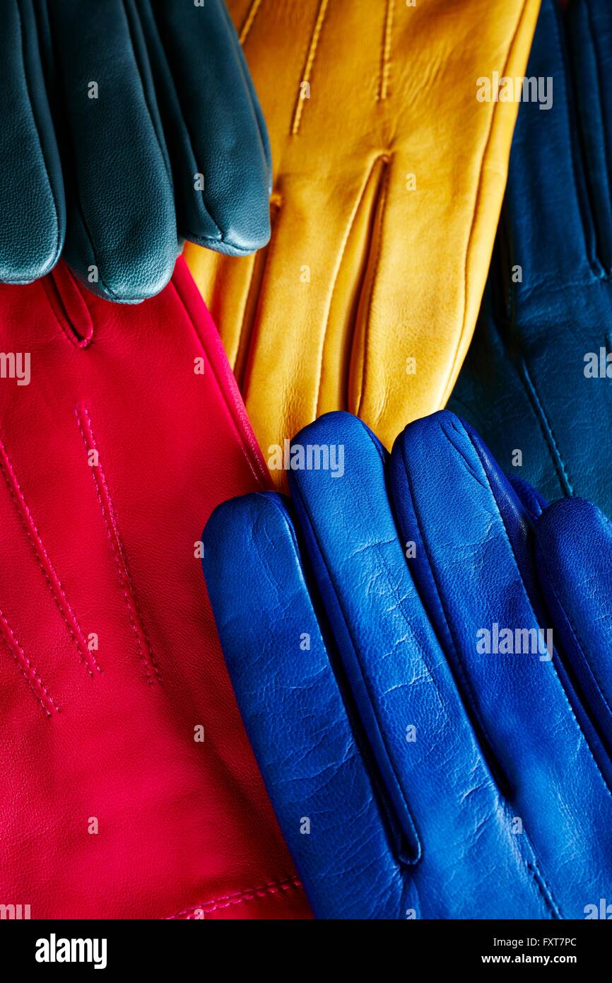Leather gloves hi-res stock photography and images - Alamy