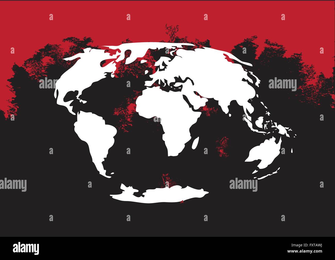 world map and globe Illustration Stock Vector Image & Art - Alamy