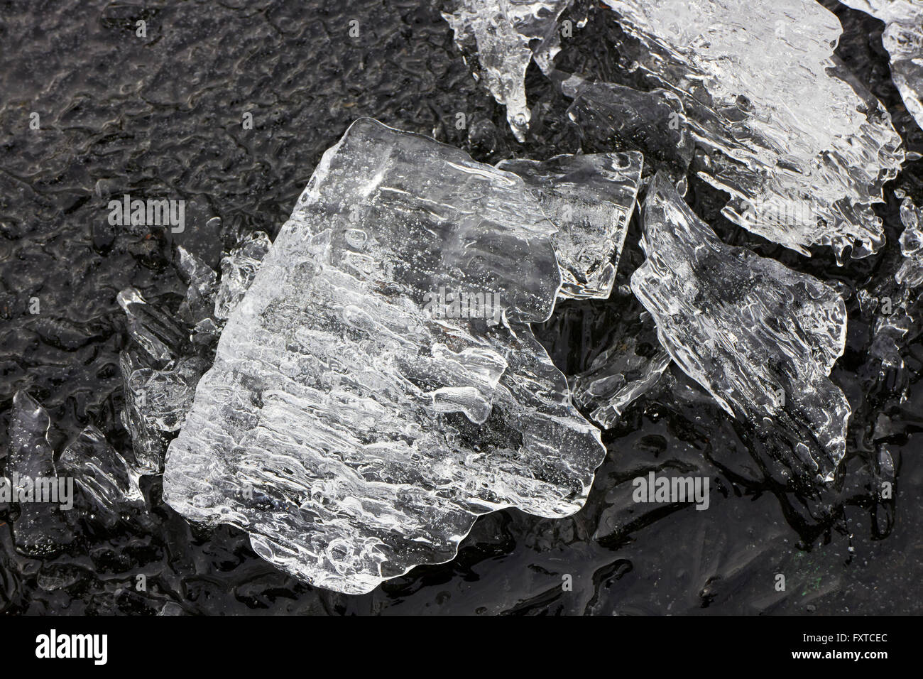 Melting ice lake texture hi-res stock photography and images - Alamy