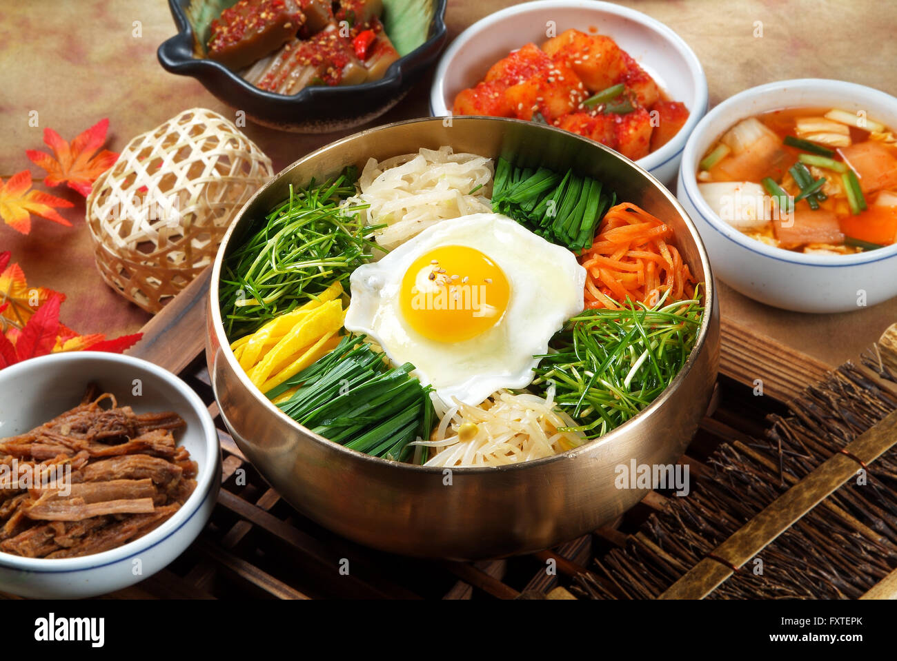 Korean Foods V3 Stock Photo Alamy