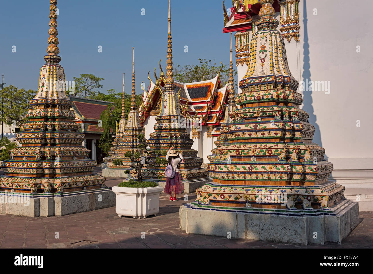 Wat Pho Bangkok Thailand Stock Photo