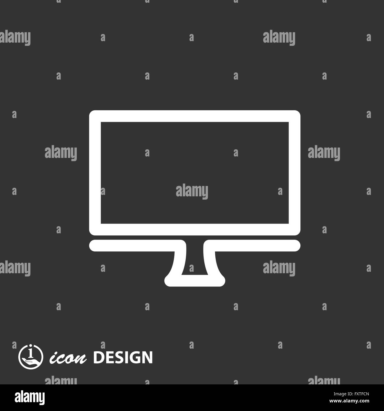 Pictograph of computer Stock Vector Image & Art - Alamy