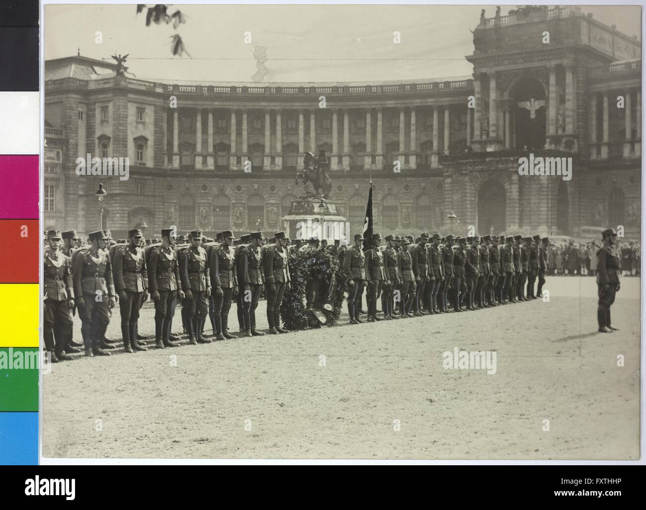 Einzug der Österreichischen Legion in Wien Stock Photo