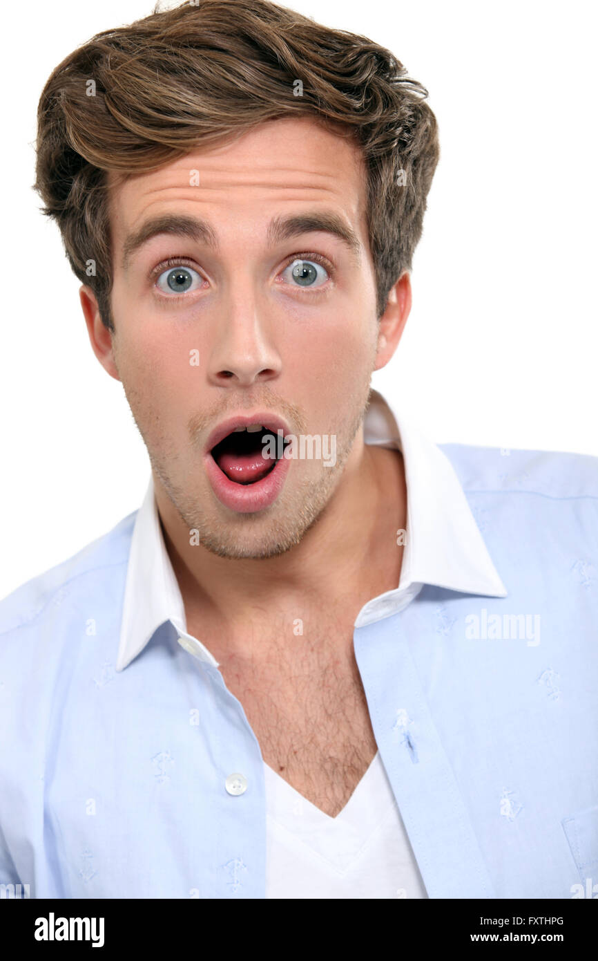 Confused man shocked unbelievable hi-res stock photography and images ...