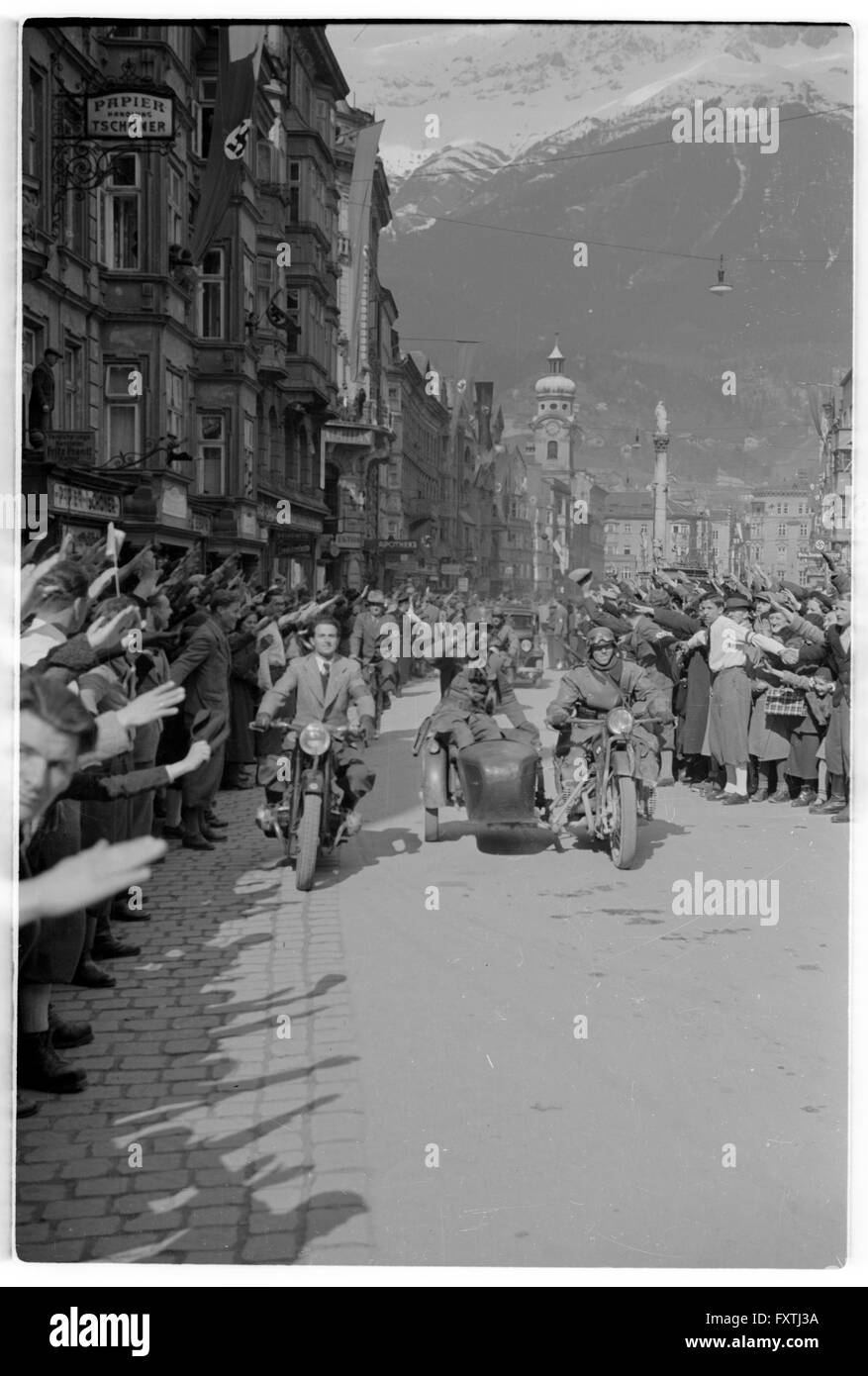 Anschluss 1938 Stock Photo