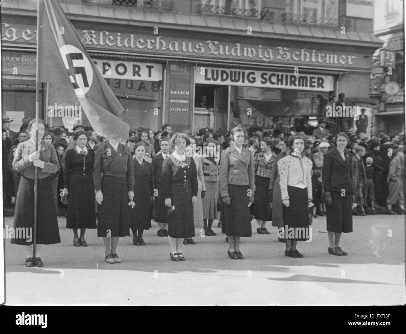 Anschluss 1938 Stock Photo