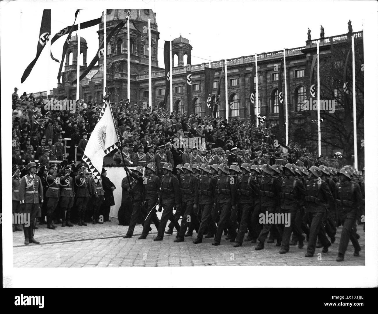 Wien feiert den Geburtstag Adolf Hitlers Stock Photo