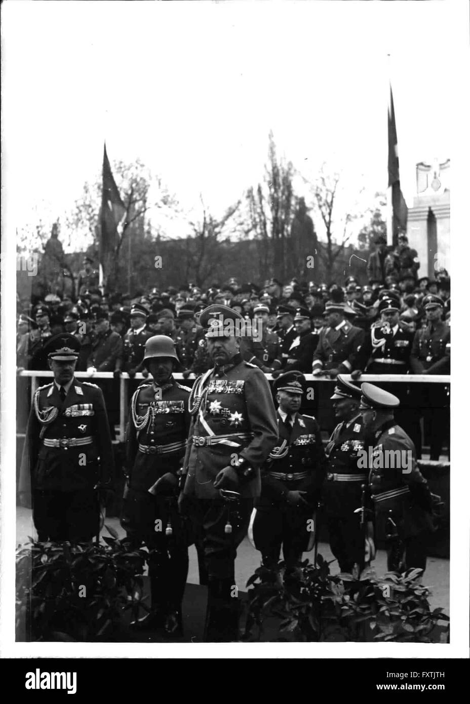 Ehrenparade der Wehrmacht Stock Photo