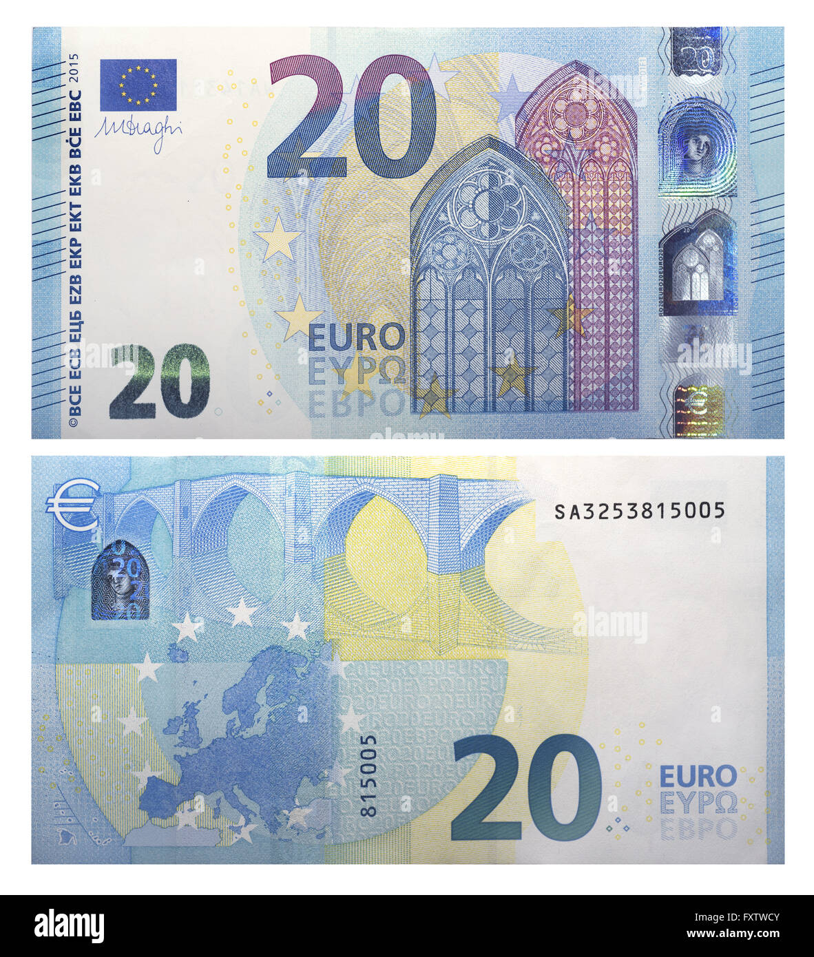 20 euro note hi-res stock photography and images - Alamy