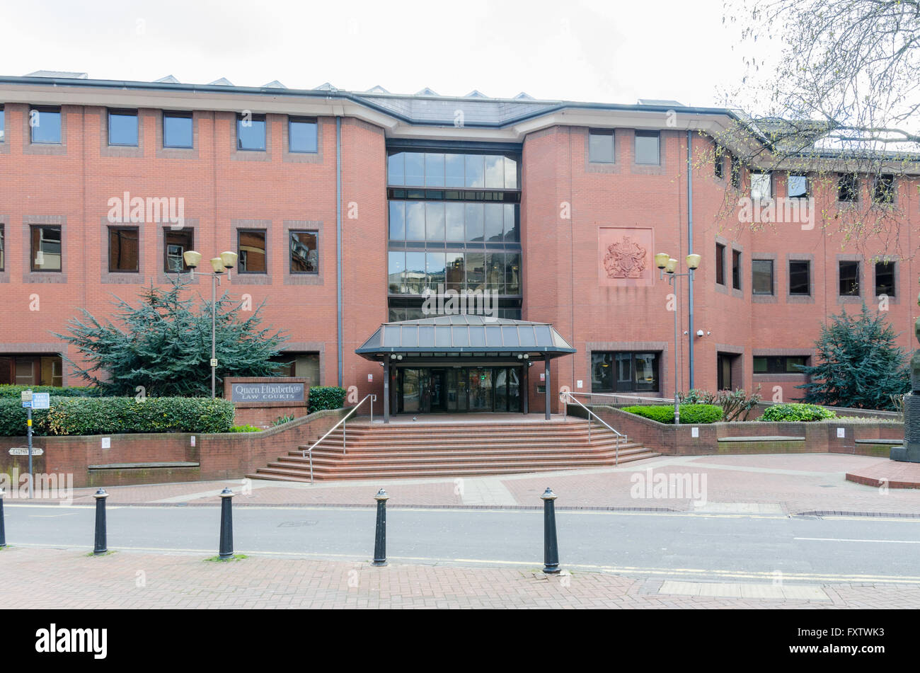 Queen Elizabeth Law Courts in Birmingham Stock Photo