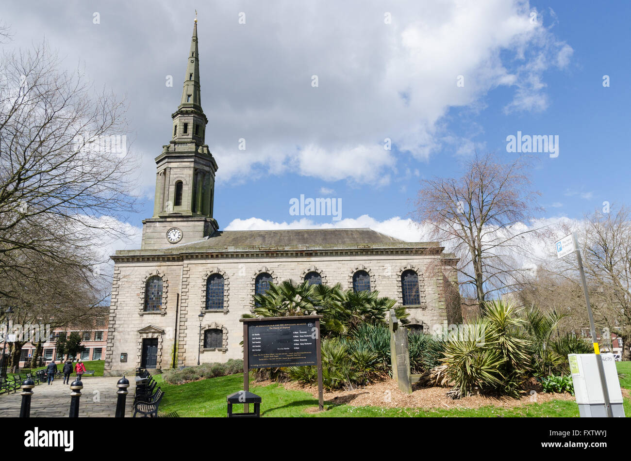 St Paul's Church in St Paul's Square in the Jewellery Quarter