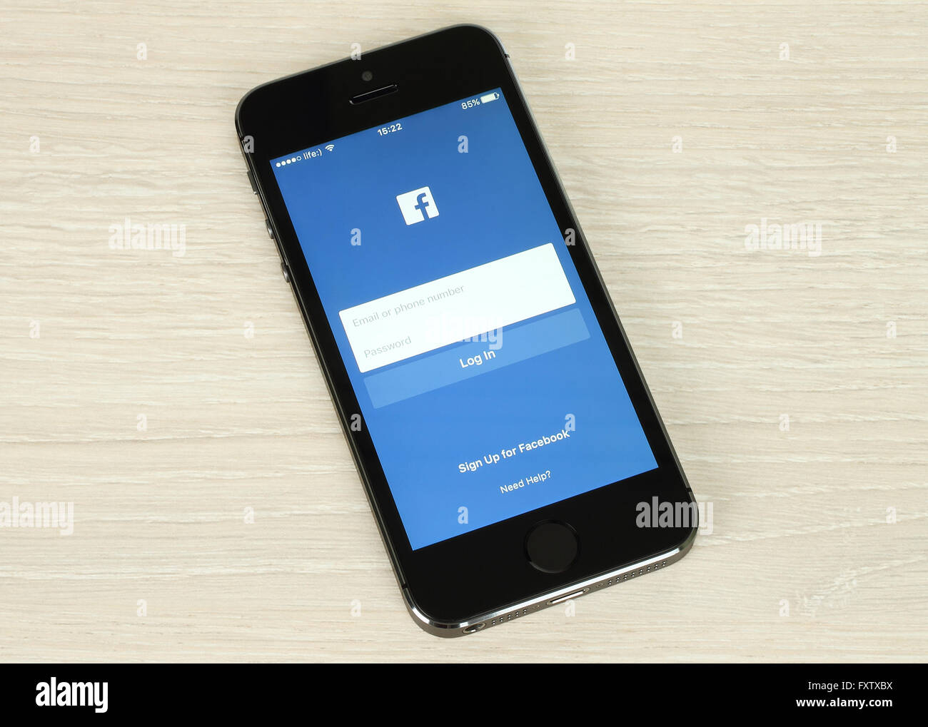 Facebook Login Page High Resolution Stock Photography And Images Alamy