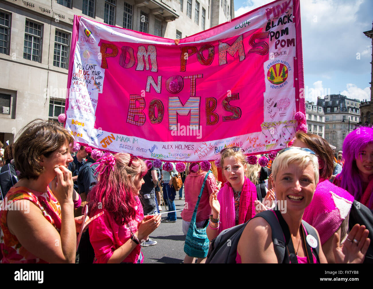 Young Anti War Activists At Peoples Assembly March Rally No More Austerity June 21 2014 