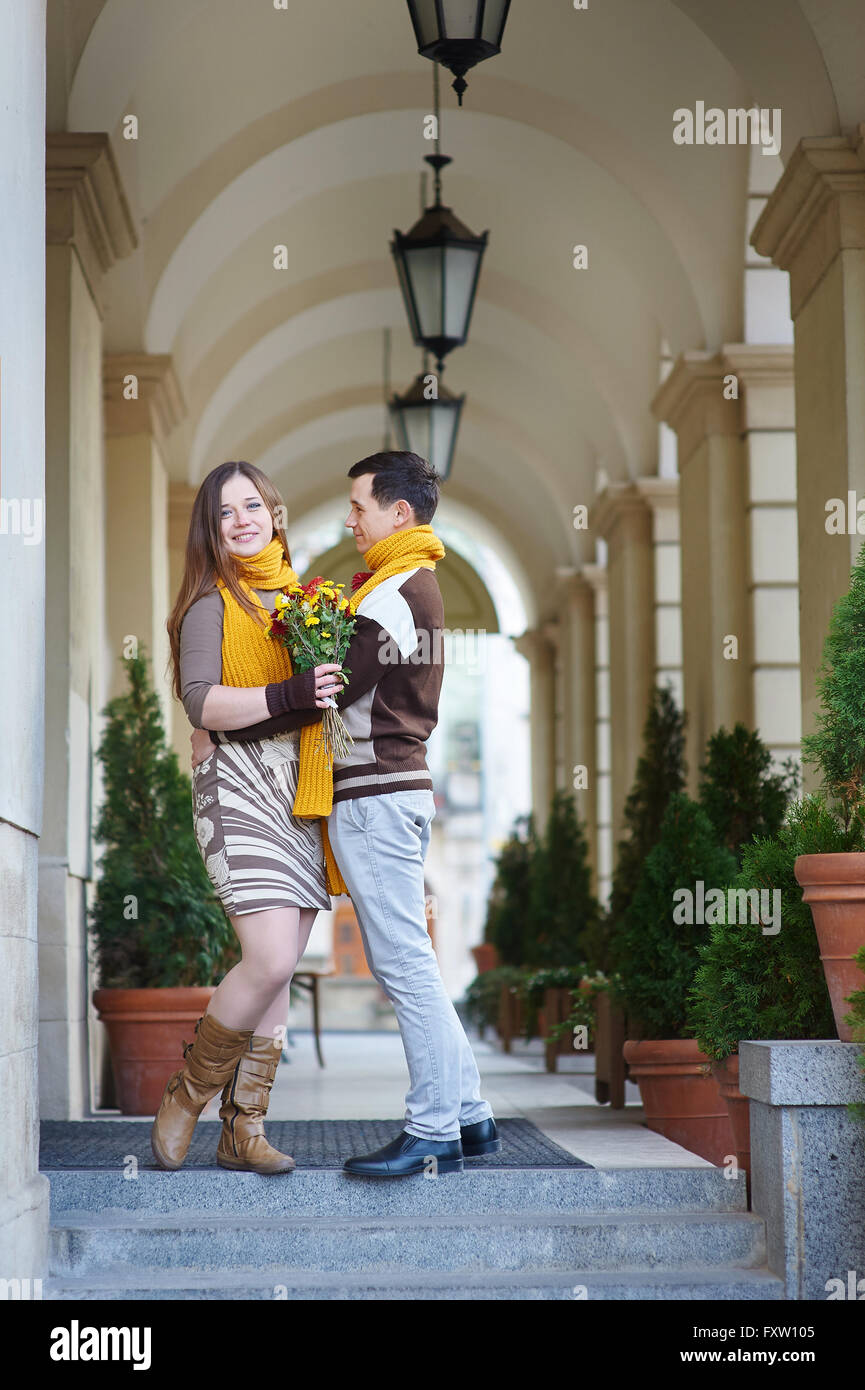 Bride groom walking around city hi-res stock photography and images - Alamy