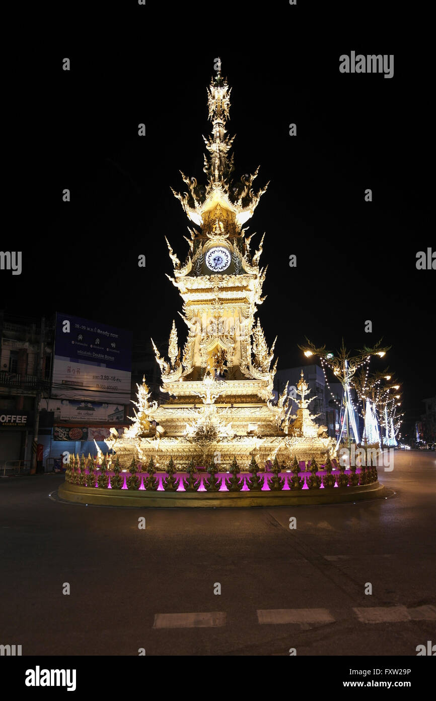 Clock tower in chiang rai hi-res stock photography and images - Alamy