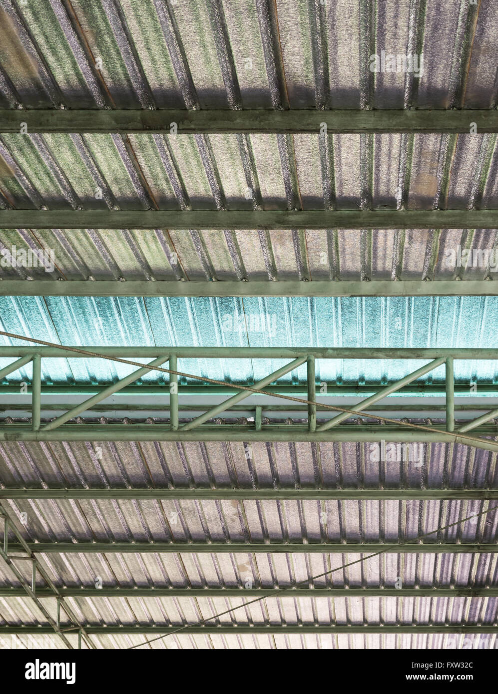 Metal Sheet Roof With Insulation Corrugated Of The Modern