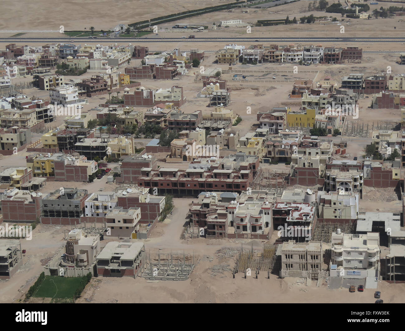 Wohnsiedlung, Hurghada, Aegypten Stock Photo