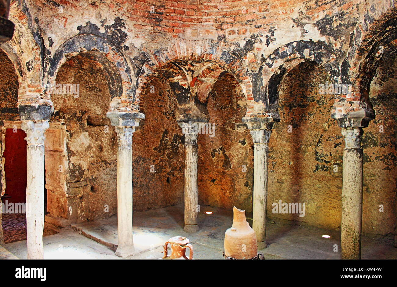 Arab baths in Palma de Mallorca, Spain HDR Stock Photo Alamy