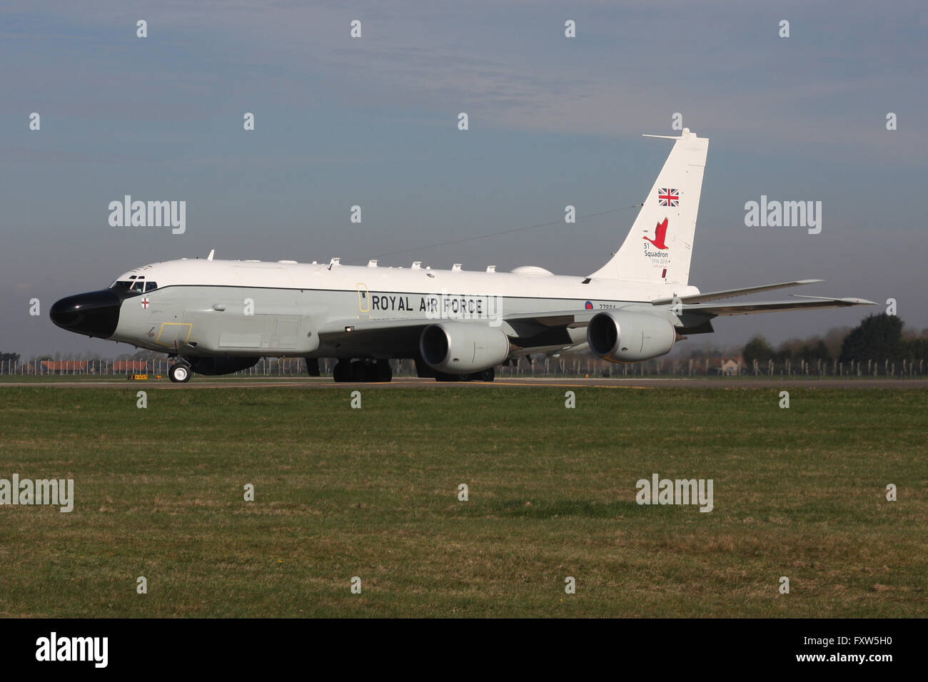 royal air force boeing RC135W RIVET JOINT AIRSEEKER Stock Photo